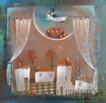 Kinga Paździurkiewicz-nowożeńcy-Malarstwo