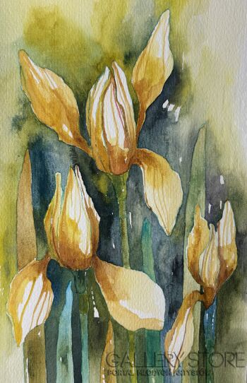 Klaudia Pawelec-Gliklich Pracownia Aquarelle-Kwiaty Ir 1-Malarstwo