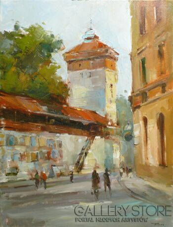 Krzysztof Tracz-Brama Floriańska-Malarstwo
