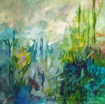 Laura Konieczny-W Oddechu Zieleni-Malarstwo