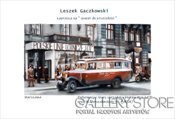Leszek Gaczkowski-Warszawa 1934 - Siedziba PLL LOT-Serigrafia