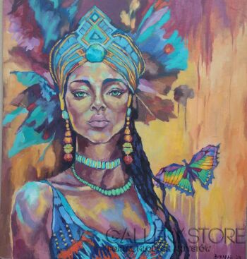 Maciej Bienias-Nubijska piękność-Malarstwo