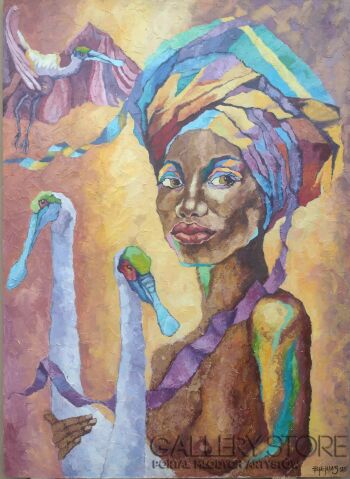 Maciej Bienias-Odlecieć w dal-Malarstwo