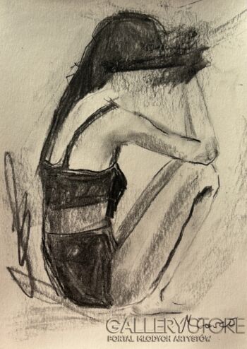 Magdalena Gaweł-,,Czarno na białym”-Rysunek