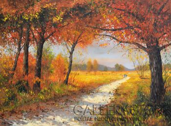 Magdalena  Kępka-Jesienne popołudnie -Malarstwo