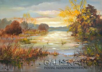 Magdalena  Kępka-Jesienne rozlewisko-Olej