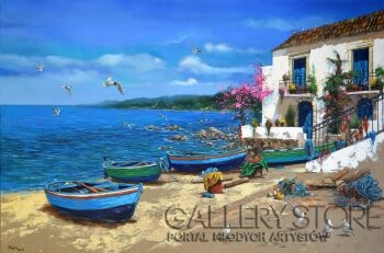 Magdalena  Kępka-Portowe życie -Malarstwo