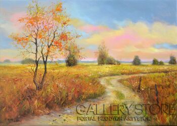 Magdalena  Kępka-Złota jesień -Malarstwo