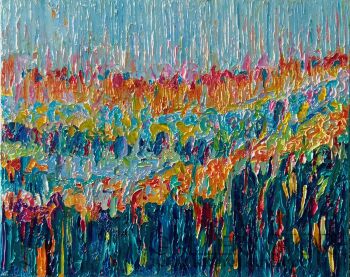 Magdalena Walulik-Abstrakcja 177 - Po drugiej stronie światła-Malarstwo