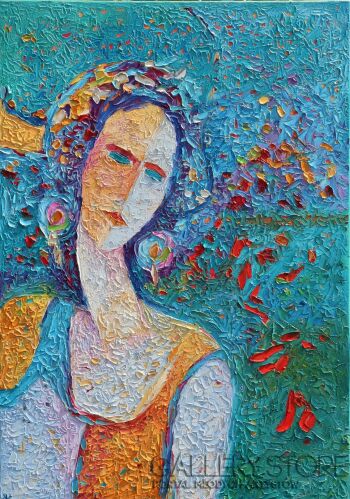 Magdalena Walulik-Dziewczyna z ogrodu 105-Malarstwo