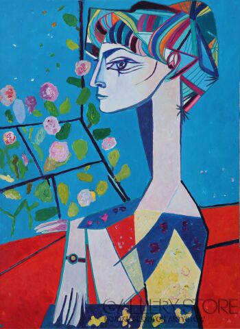 Magdalena Walulik-Picasso - Moja Jacqueline-Akryl