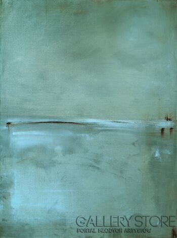 Maja Gajewska-Oliwka z błękitem I-Malarstwo