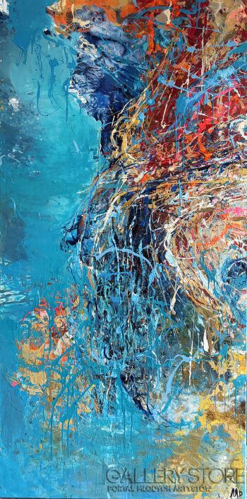 Majka Dombrowicz-BETWEEN z kolekcji " Seven Nights, One Silence"-Malarstwo