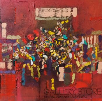 Małgorzata Bryndza-W czerwonym pokoju-Malarstwo