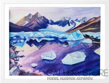 Małgorzata Brzozowska-Nowak-Pejzaż górski.-Malarstwo