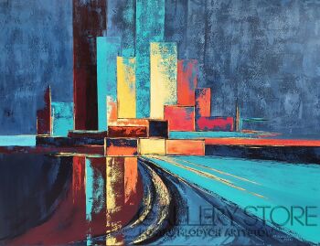 Małgorzata Burcicka-Kozieł-Metropolie VII-Malarstwo