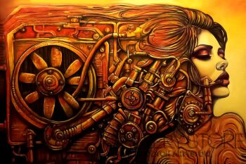 Marcin Jakub Kochański-"FAST RUST"-Malarstwo