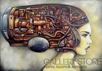 Marcin Jakub Kochański-"HEAD MACHINE II"-Malarstwo