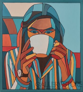 Marcin Lenczowski-Jej przerwa II-Malarstwo