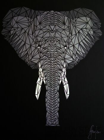 Marcin Stawny-ELEPHANT -Akryl
