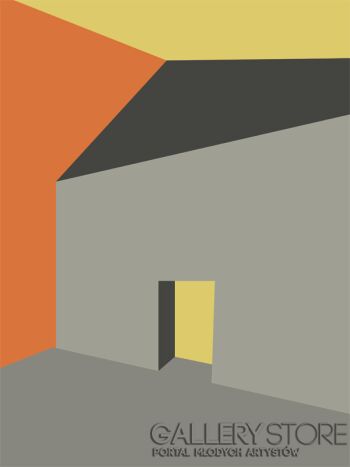 Marcin Waśka-Plakat- Bryły 7-Grafika