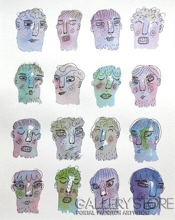 Marcin Waśka-Tysiące twarzy setki miraży 5-Akwarela