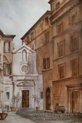 Kościół schowany w Rzymie