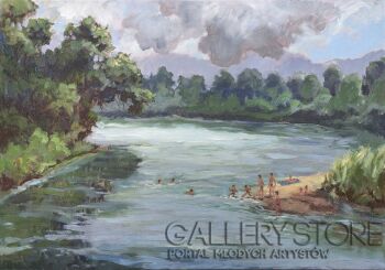 Marek Szal-Plaża-Malarstwo