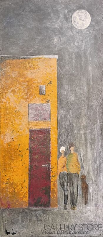 Marie  Sarté-Wieczorny spacer-Akryl
