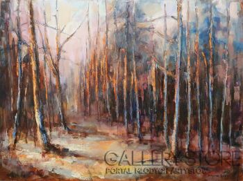 Mariusz Iljasiuk-Wnętrze lasu-XXXI-Malarstwo