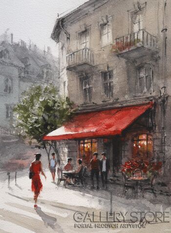 Mariusz Sołtysiak-Gdzieś w Europie XVIII-Malarstwo