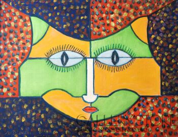 Mariusz Stanisław Wasilewski-Słodka kotka #3-Malarstwo