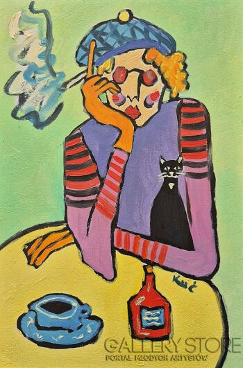 Marlena Kuć-może zapalisz?-Malarstwo