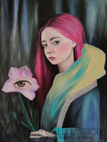 Marta Bartnik-She's the One -Technika mieszana