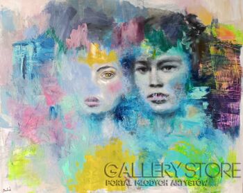 Marta Bartnik-The Gaze-Malarstwo