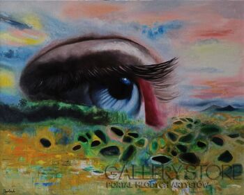 Marta Bartnik-Wide Open-Malarstwo