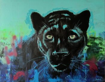 Marta Bartnik-Wild Turquoise-Malarstwo