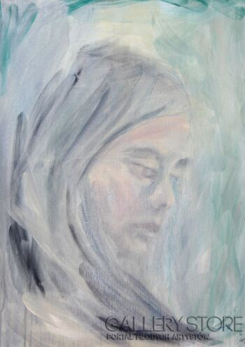 Marta Iwanowska-Reflections of sad soul-Akryl