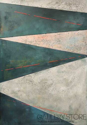 Marta Koronkiewicz-Czy chcesz tam być II-Malarstwo