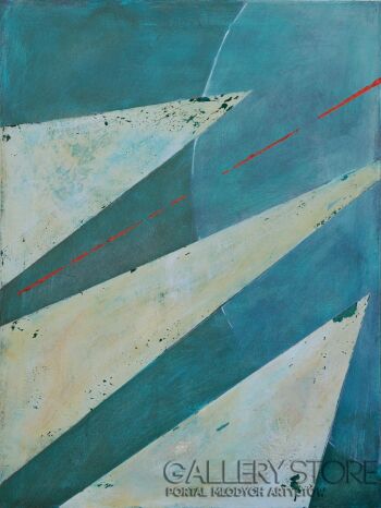 Marta Koronkiewicz-Czy chcesz tam być III-Malarstwo