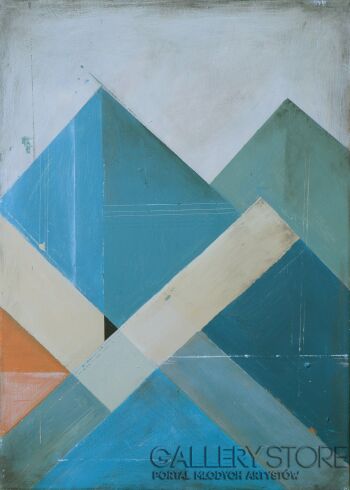 Marta Koronkiewicz-Kompozycja Układanka-Malarstwo