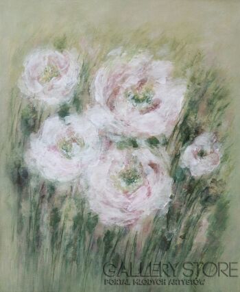 Marta Machowicz-Maki w zieleni -Malarstwo