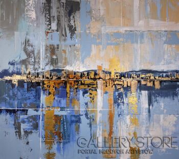 Martyna Mączka-Blue mountains-Malarstwo