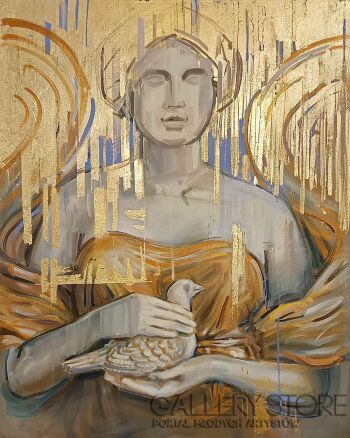 Marzena Kleszcz-Małysz-GOŁĘBIE SERCE-Malarstwo