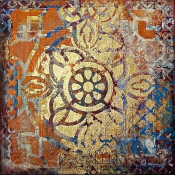 Marzena Kleszcz-Małysz-Mandala czasu – archetyp trwania w zmianie-Malarstwo