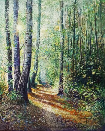 Marzena Kleszcz-Małysz-SZELESTY ŚWIATŁA-Malarstwo