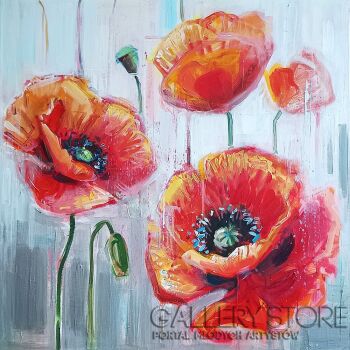 Marzena Kleszcz-Małysz-WIBRACJA CZERWIENI II-Malarstwo