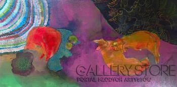 Marzena Miszczuk-Głowacka-Tęcza i jednorożce-Malarstwo