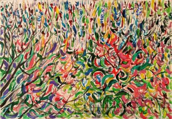 Mikołaj Jackiewicz-Kwiaty górskie-Malarstwo