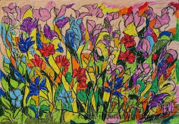 Mikołaj Jackiewicz-Letnie kwiaty-Malarstwo